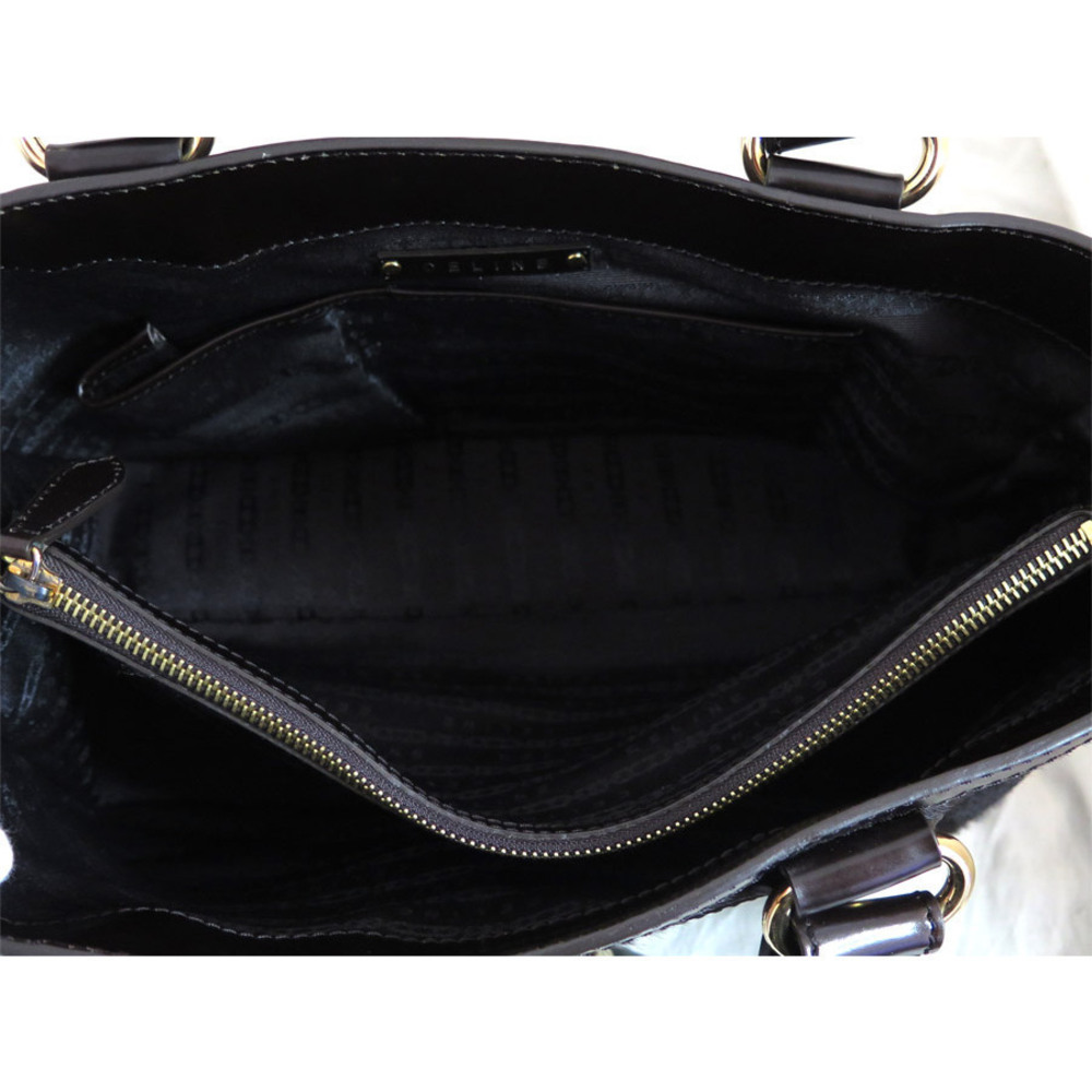 Celine Boogie Bag Dark Brown Black gold pony leather - Picture 4 of 4